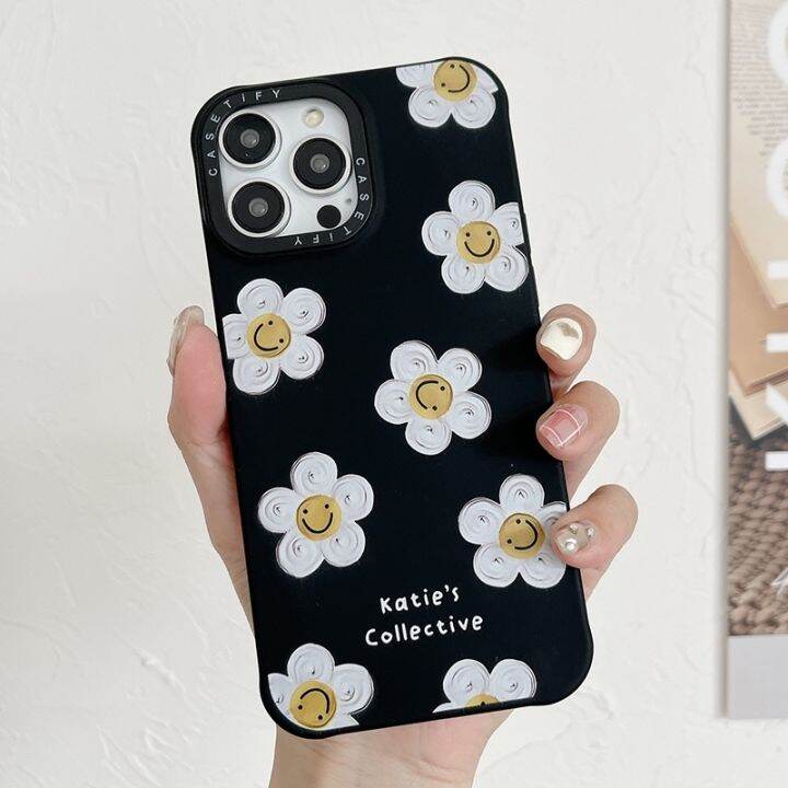 casetify-เคสโทรศัพท์ซิลิโคน-ผ้าสักหลาด-เนื้อแมตต์-ลายดอกไม้-ผึ้ง-กันกระแทก-สําหรับ-iphone-14-13-12-11-pro-max-xr-ix-xs-max-7-8-plus