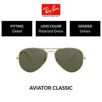 RAY-BAN AVIATOR LARGE METAL - RB3025 001/58 Size 55 -Sunglasses