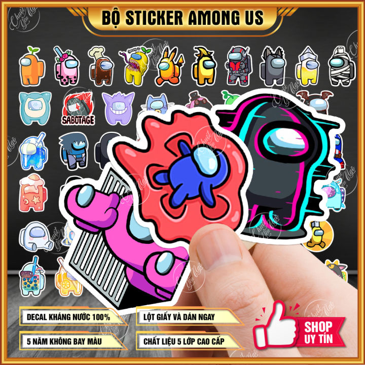 180 mẫu sticker hình dán Among Us | Lazada.vn