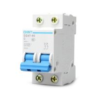 【♘COD Free Cas♘】 rstuth Chint เบรกเกอร์ Mcb Dz47-60 C Type 2 6amp ขั้ว