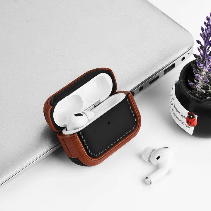 For AirPods Pro 2 2nd 2022 Case Leather TPU Cover For Apple AirPods 3 2