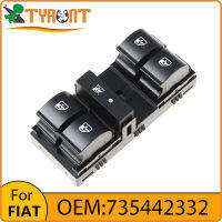 ใหม่ TYRNT รถยนต์ไฟฟ้าหน้าต่างลิฟท์ควบคุมสวิทช์ปุ่ม735442332สำหรับ FIAT Linea 2007-2017รถอุปกรณ์ตกแต่งภายใน