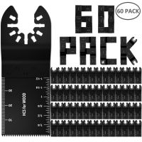 (Allen Materials) 60/50/20/10/5ชิ้นใบเลื่อยตัดอุปกรณ์สั่นหลายเครื่องมือใบเลื่อยสำหรับ Renovator พลังงานไม้เครื่องมือตัดบิต