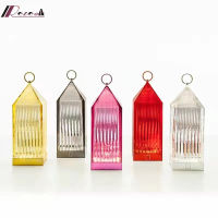 Karl Crystal Table Lamp Italian Kal Design Battery Lantern Rechargeable Restaurant Table Light Decorative Night Lights