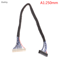 Dolity สาย LVDS FIX-30P-S6 30pin Double 2 CH 6-Bit Dual 6BIT LCD PANEL Screen CABLE