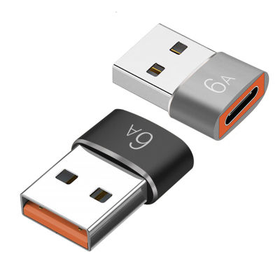 อะแดปเตอร์6A USB เป็น Type C OTG,สำหรับ Macbook Samsung S20ขั้วต่อ USB C OTG