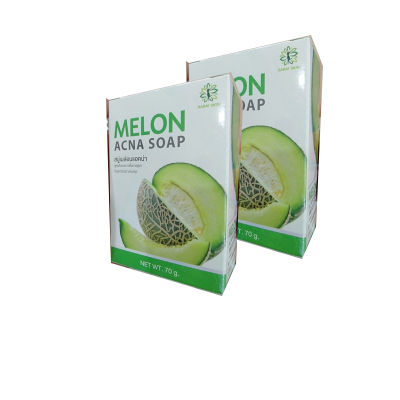 สบู่เมล่อน MELON ACNA SOAP 70 กรัม (2 ก้อน )