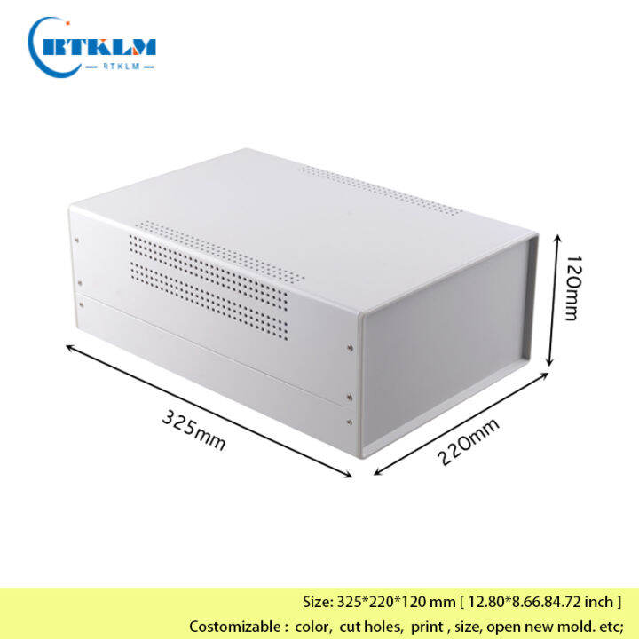 โครงเหล็กกล่องเครื่องมือ-diy-กล่องเชื่อมต่อสายไฟออกแบบ-pcb-กล่องเหล็ก-ip54กล่องพักสายไฟ325-220-120มม