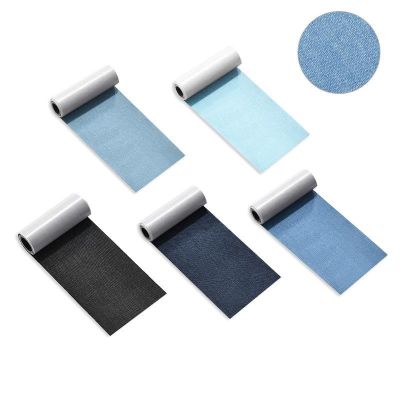 【LZ】txr931 10.5x150cm Self Adhesive Denim Repair Patches Iron on Appliques Clothing Sticker for Down Jeans t Hat Clothes DIY Craft Decor