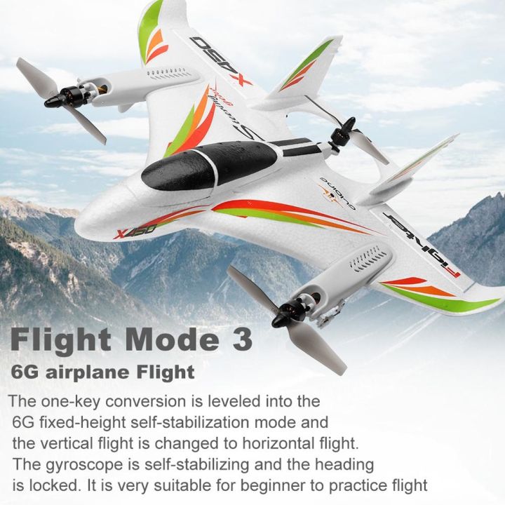 Avião Planador Luz LED e Controle Remoto 2.4g - Muita Diversão