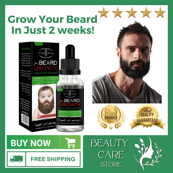 💯🧔‍♂️Authentic Beard Growth Repair and Activation Hair Regeneration ...