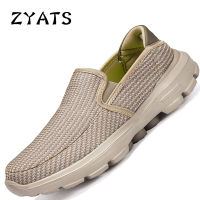 ZYATS รองเท้ากีฬาแบบสวมขายดีคู่ดีไซน์ใหม่รองเท้าผ้าใบกลางแจ้งรองเท้าวิ่งสำหรับผู้ชาย Breathab