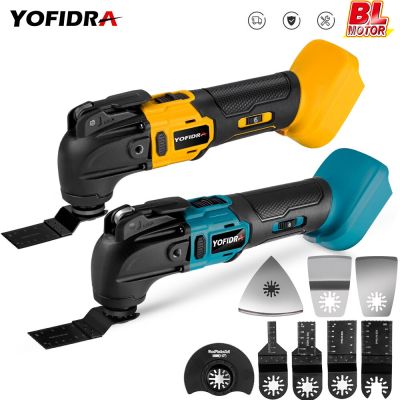 Yofidra เครื่องมือเอนกประสงค์ขัดแบบไร้แปรงถ่านสำหรับ Makita 18V แบตเตอรี่เลื่อยไฟฟ้าเครื่องเครื่องมืองานไม้ขัดพลั่ว