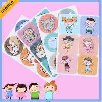 NANMEN 36Pcs การ์ตูน ผู้ชายผู้หญิง สแควร์ แผ่นแปะกันยุง เด็กๆ เด็กๆ สติกเกอร์ป้องกันยุงเบา