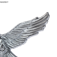 MARBIT ฝาครอบด้านหน้ารถโครเมี่ยม, 3D รูปนกอินทรีนางฟ้าสำหรับรถยนต์