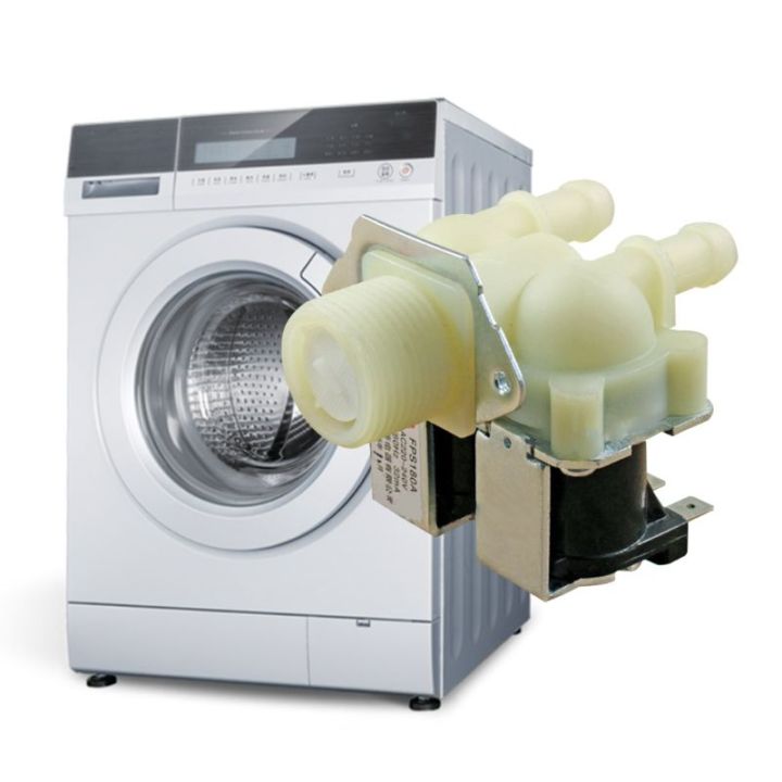 เครื่องซักผ้าสากลน้ำคู่ปากน้ำวาล์วเสื้อผ้าเครื่องซักผ้าน้ำปากน้ำวาล์วเครื่องซักผ้าเปลี่ยน