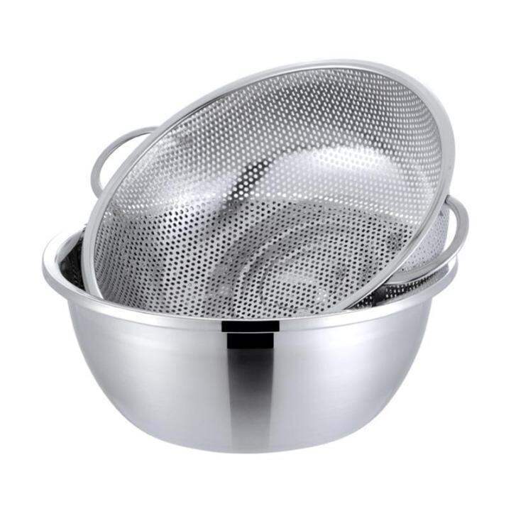 Pelbagai Fungsi Mesh Bersih Beras Makanan Strainer Removable Penapis ...