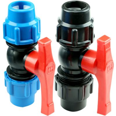 【hot】☾  20/25/32/40/50/63mm Plastic Pipe PE Tube Valves Accessories