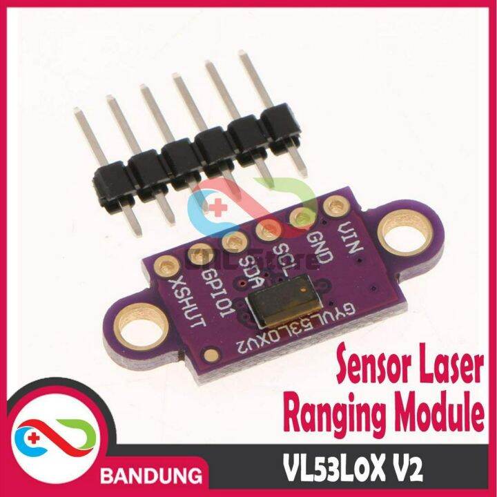 VL53L0X V2 LASER RANGE MODULE TIME OF FLIGHT SENSOR JARAK LASER ...