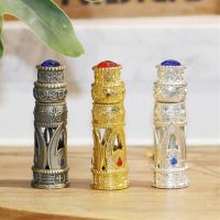 【YF】∏△∏  5ml Small Alloy Perfume Bottle Dropper Vials Sample Decoration