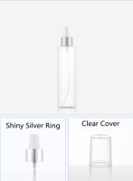 100ml 150ml 200ml Matt Frosted Clear Spray Refillable Bottle for Water Cosmetic Container Travel Use