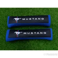 นวมหุ้มเบลผ้า mustang สีดำ 1คู่