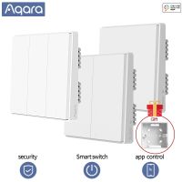 Aqara D1 Wireless Switch Smart home Light Control ZigBee Wireless 3 Key Wall Switch Smart home Light Control for mihome app