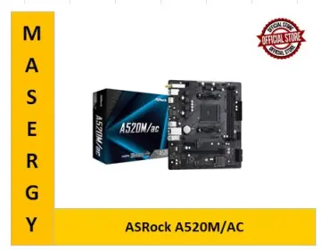 Asrock AM4 A520M-HVS Motherboard
