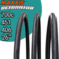 MAXXIS DETONATOR ลวดลูกปัดถนนจักรยานยางของ BMX 451 406 700C 26นิ้ว Clincher 23C 25C 28C