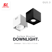 SL LIGHTING | โคมไฟดาวน์ไลท์ติดลอย SL-3-570-1 ทรงสี่เหลี่ยม ขั้ว G5.3 MR16