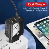 USB Charger Quick Charge QC 3.0 Type C PD ศัพท์ Wall Charger อะแดปเตอร์แบบพกพาสำหรับ 13 12 11 Pro Xiaomi Samsung