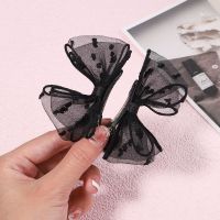 2Pcs Girls Print Chiffon Bows Hairpins for Baby Kids Sweet Hair Clips Spring Cute Barrettes Headband Fashion Hair Accessories Hair Accessories