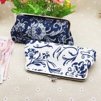 Long Coin Purse Wallet Women Vintage National Wallet Card Holders Hasp Printing Creative Clutch Bag Good Gift Womens Purses