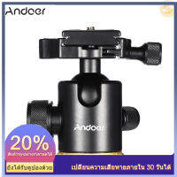 Elt Andoer หัวบอลอลูมิเนียมอัลลอยด์ 3 กก . พร้อม Quick Release Plate 1 / 4 " สําหรับขาตั้งกล้องสามขา