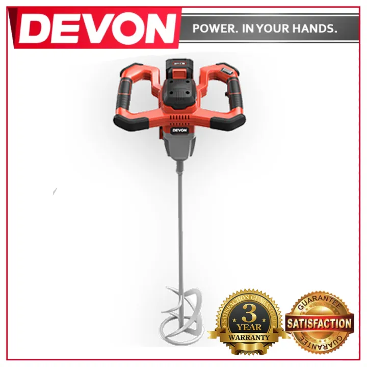 Devon Brushless Portable Cement Mixer Paint Concrete Mixer 8150Li20/N