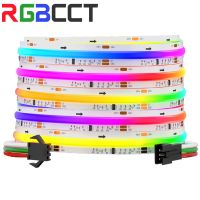 FCOB RGB IC LED Light Strip WS2811 Addressable 630 720 LEDs Dream Color 12mm 12V 24V Flexible WS2812B FOB COB Led Lights RA90