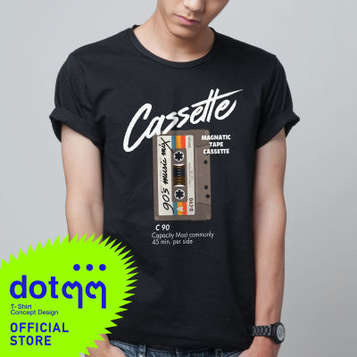 dotdotdot เสื้อยืด T-Shirt concept design ลาย Cassette