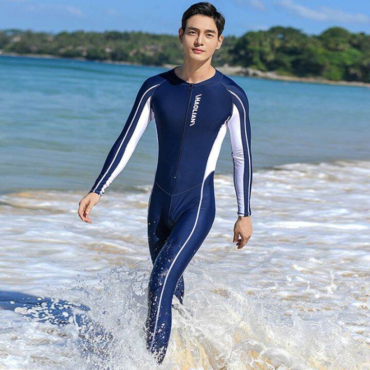 zzooi-long-sleeve-rash-guard-men-front-zipper-one-piece-wetsuit-swimming-diving-suit-snorkeling-surfing-swimwear-beach-wear-body-suits