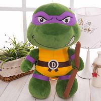 Hot Teenage Mutant Ninja Turtles Plush ตุ๊กตาของเล่นเด็กการ์ตูน Donalo Mikey Raffaele Leonardo รูปตุ๊กตาของเล่นสำหรับของขวัญเด็ก