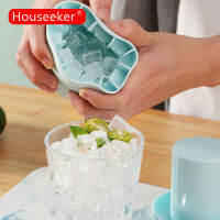 Houseeker ถาดแม่พิมพ์น้ำแข็งซิลิโคนเกรดอาหารแบบ2อิน1ถังเครื่องทำน้ำแข็งก้อนแบบพกพาดื่มไวน์เครื่องทำน้ำแข็งตู้เบียร์วิสกี้ แก้ว น้ำ เยติ