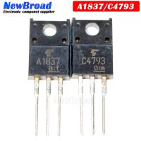 5PCS NEW Triode Power Transistor 2SA1837 A1837 2SC4793 C4793 TO-220F WATTY Electronics