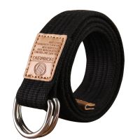 【YF】 New Canvas Buckle Belts Men Womens Business Cowboy Pants