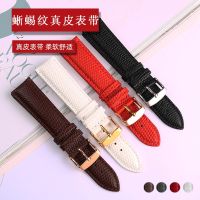 Suitable for Baoduo 99043L Armani Lawston Seagull Bunton Lizard Pattern Genuine Leather Mens and Womens Watch Strap 17mm