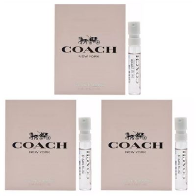 The Fragrance Eau de Parfum 2 ml. (3 หลอด) Coach New York น้ำหอม