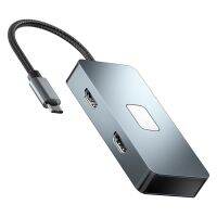 【 E Parts】 BYL-2312ชนิด C เป็น HDMI 4K 30Hz + USB3.0 + ฮับแท่นวางมือถือ PD100W