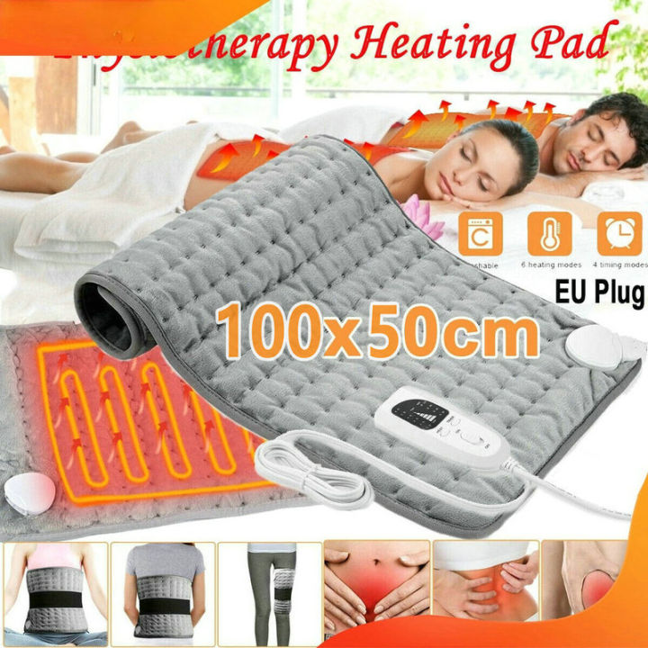 10-level-electric-heating-warming-pad-heat-therapy-ซักทําความสะอาดได้-สําหรับกายภาพบําบัดร่างกายมนุษย์-body-pain-relief-timer-เกียร์สําหรับบรรเทาอาการปวดกล้ามเนื้อแขน-ผ้าห่มไฟฟ้าทําความร้อนช่วยบรรเทาอ