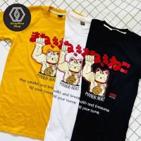 เสื้อยืดพิมพ์ลาย "แมวกวัก" พร้อมส่ง