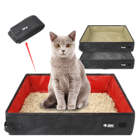 Folding Cat Litter Box s Portable Waterproof Toilet Outdoor Travel Lightweight Foldable Puppy Dogs Seat Litter Bedpans