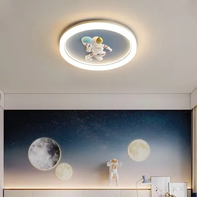 โคมไฟเพดาน LED 40W ไฟแต่งห้อง ไฟเพดานห้องนอนเด็กแฟชั่นโคมไฟ LED ติดเพดานการ์ตูนน่ารักสําหรับห้องนอนเด็กอนุบาลไฟคิตตี้ติดเพดานโคมไฟเพดานการ์ตูน