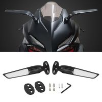 Modified Motorcycle Rearview Mirrors Wind Wing Adjustable Rotating Side Mirrors for Yamaha YZF R1 R6 R25 R3 R125 R15 Suzuki GSXR Mirrors